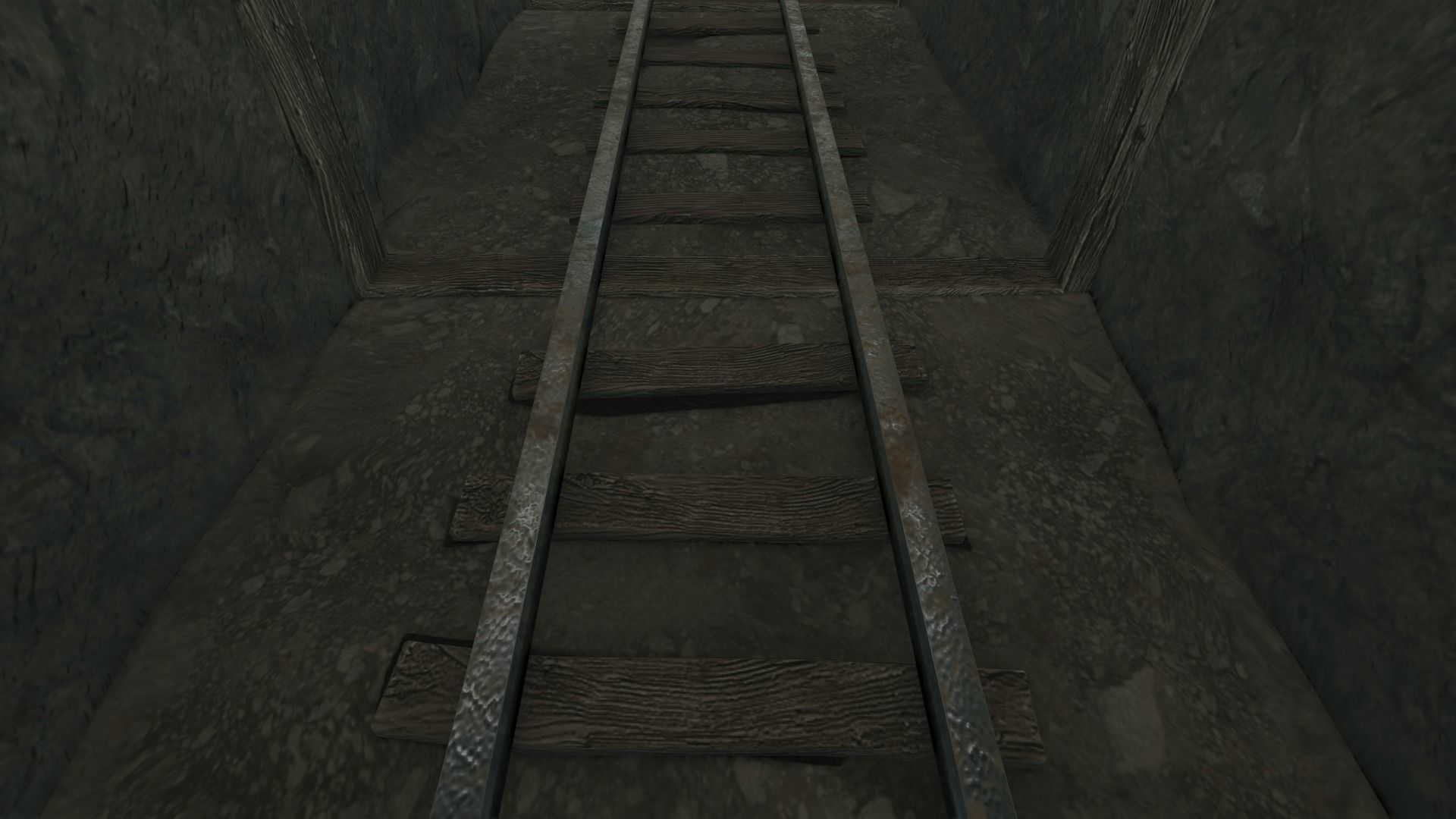 Low Poly Modular Mine Shaft With PBR Materials Low-poly 3D model_8