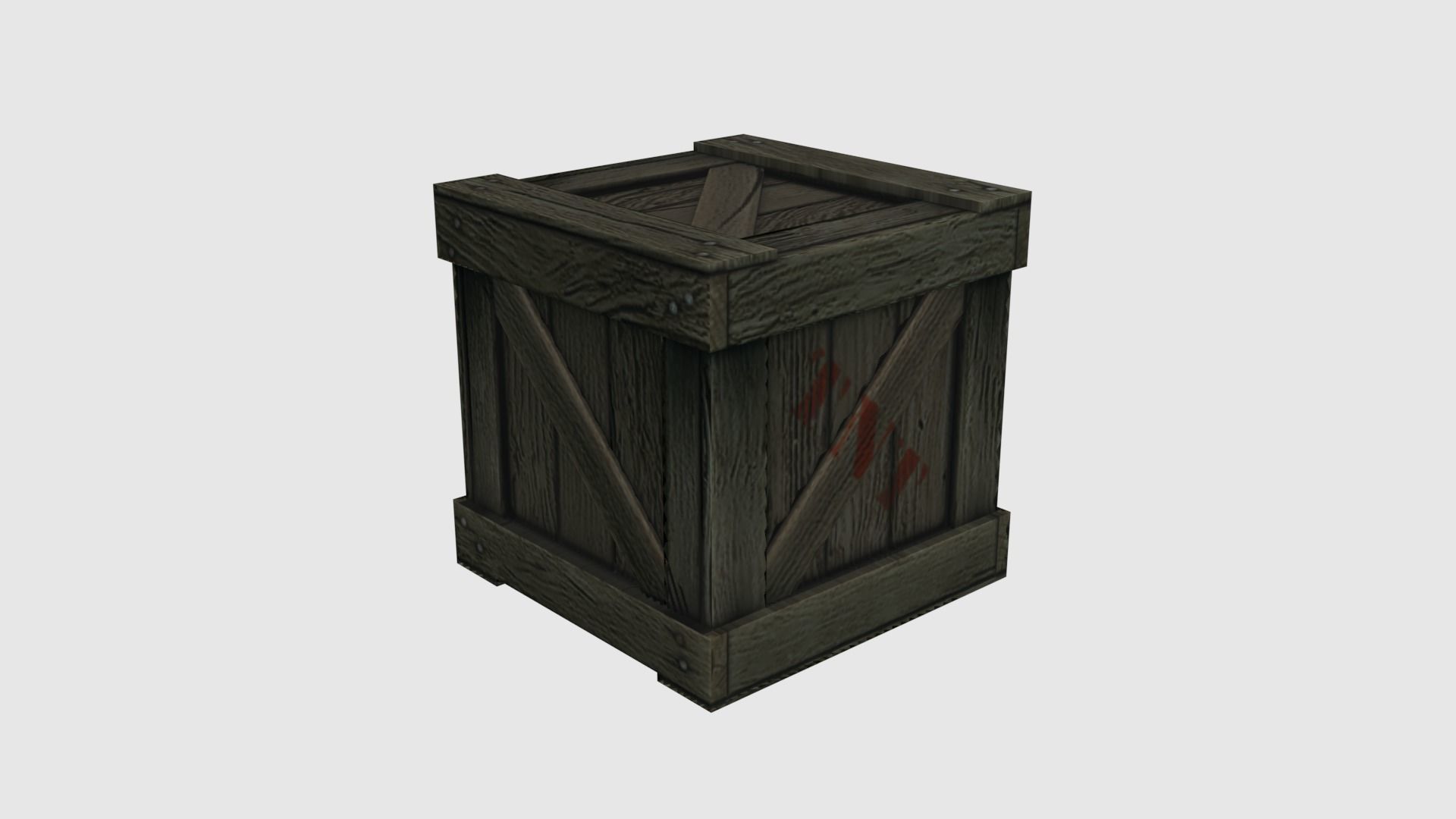 Low Poly Modular Mine Shaft With PBR Materials Low-poly 3D model_19