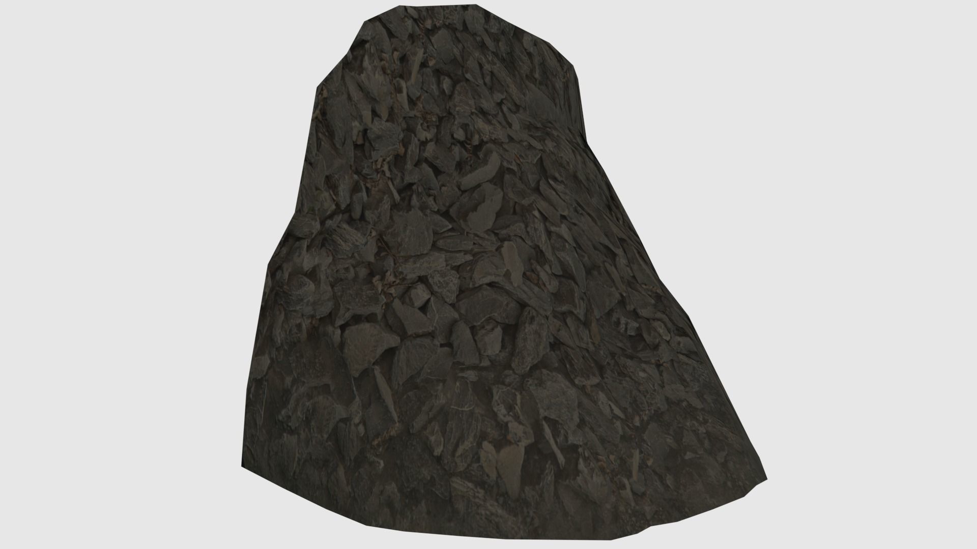 Low Poly Modular Mine Shaft With PBR Materials Low-poly 3D model_18