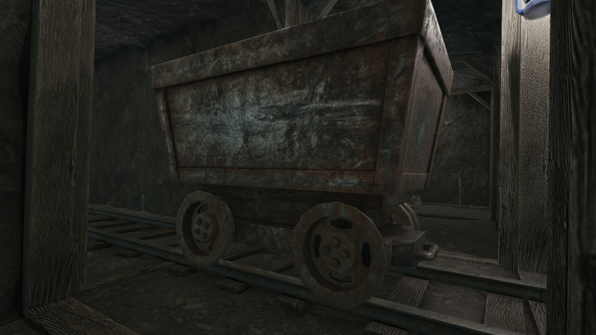 Low Poly Modular Mine Shaft With PBR Materials Low-poly 3D model_6