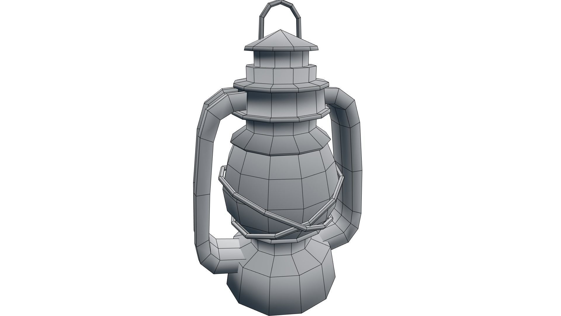 Low Poly Modular Mine Shaft With PBR Materials Low-poly 3D model_29