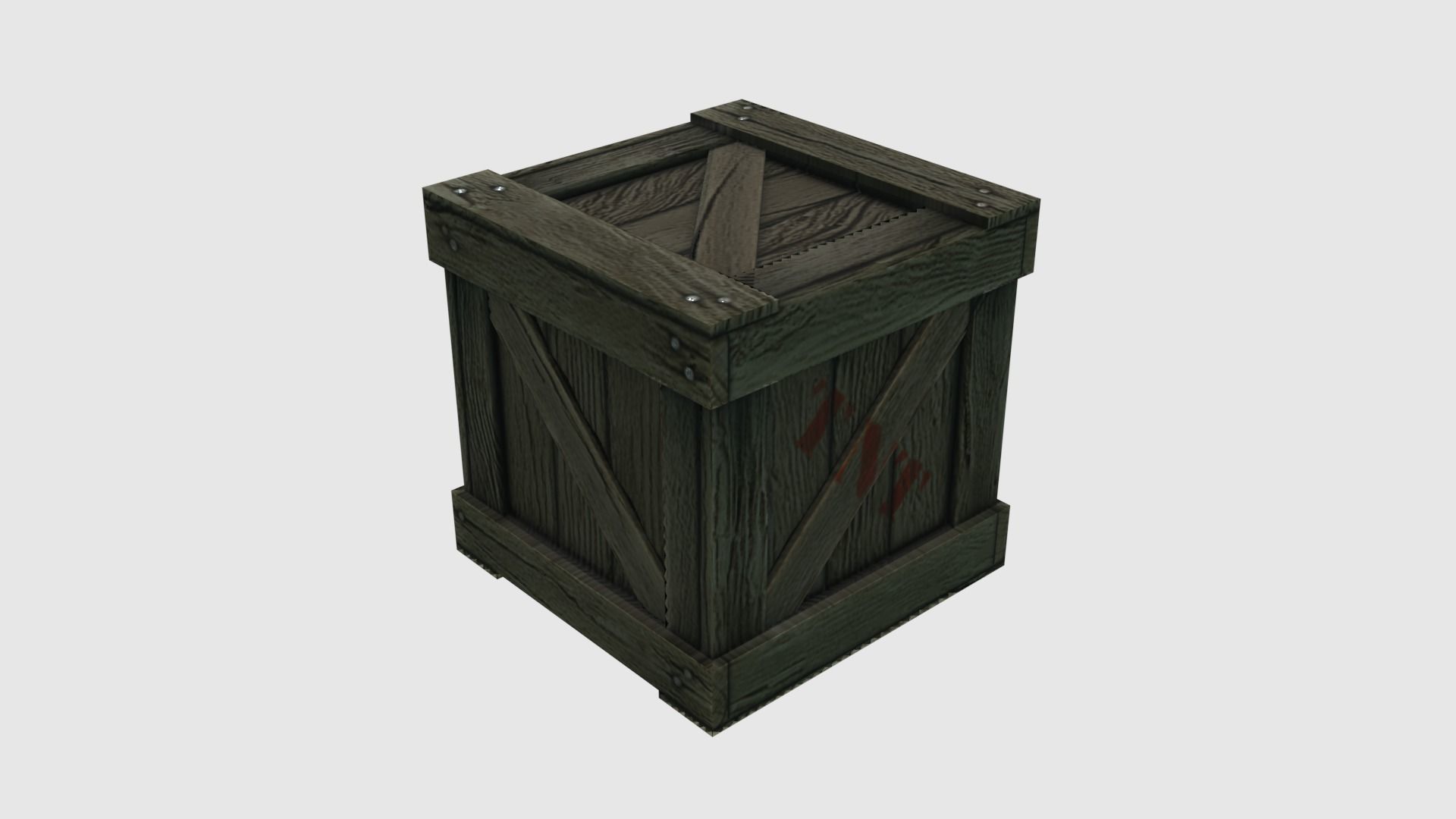 Low Poly Modular Mine Shaft With PBR Materials Low-poly 3D model_20
