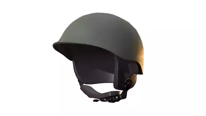 Military Helmet Low-poly 3D model