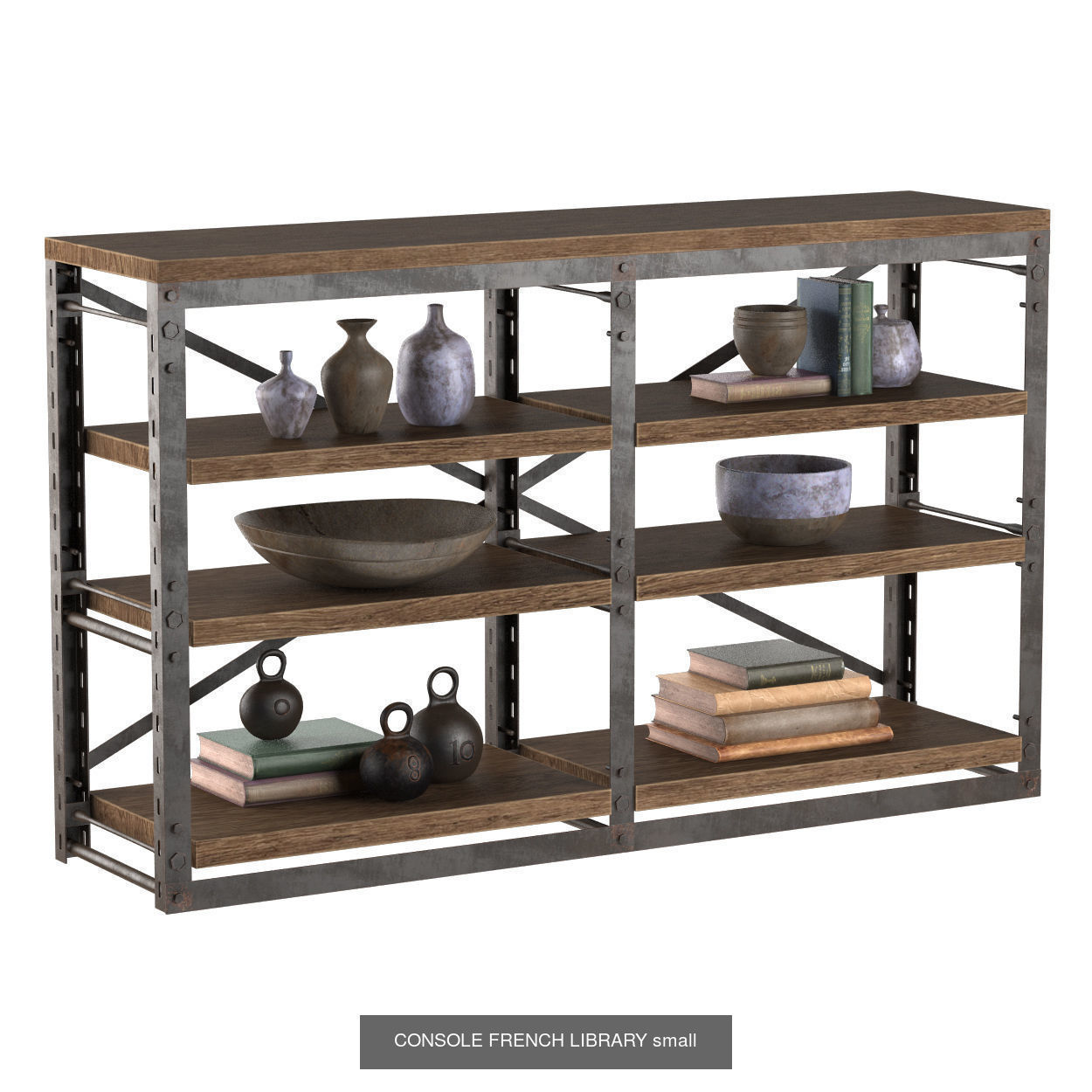 Racks in industrial style 3D Model Collection_6