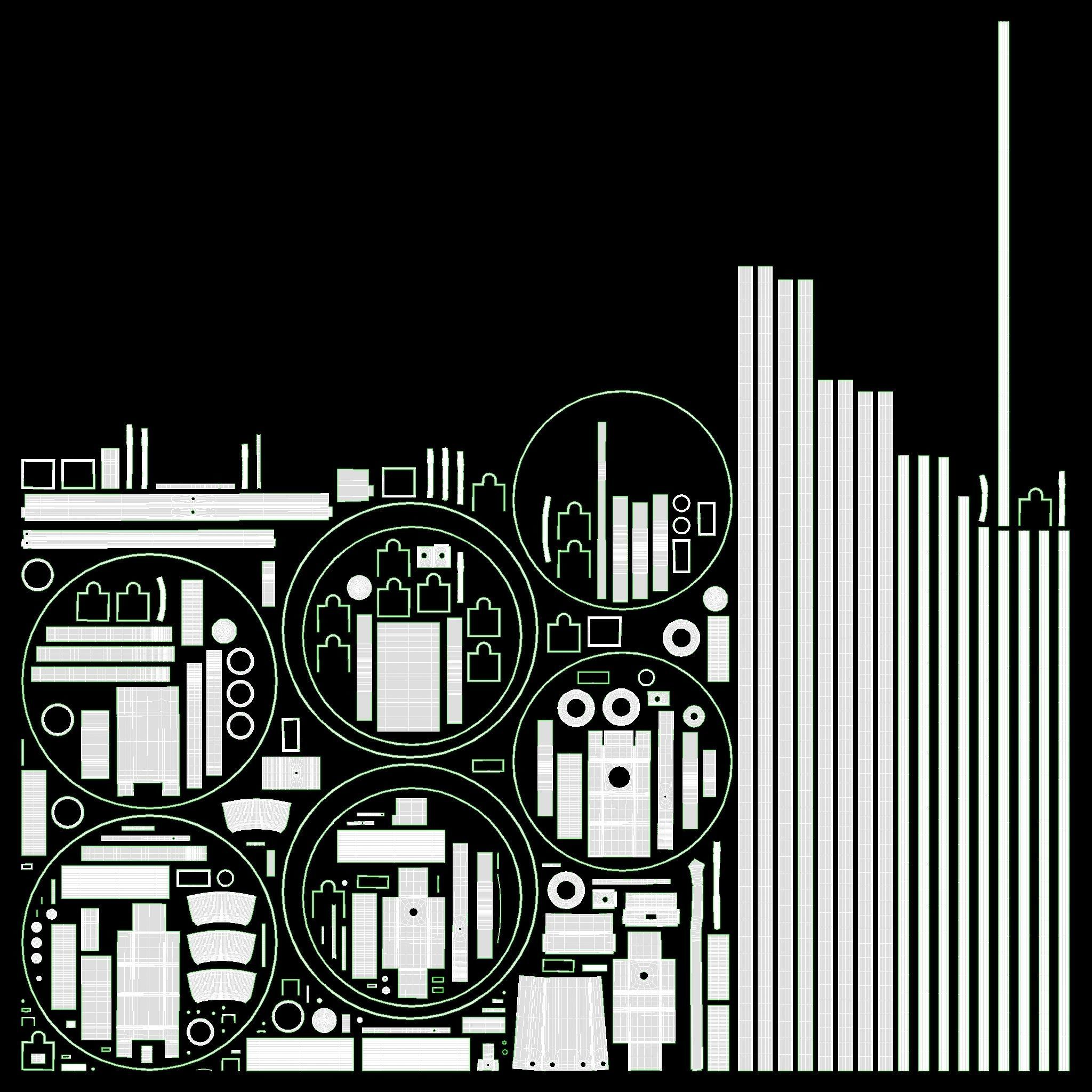 wooden cart 2 3D model_14