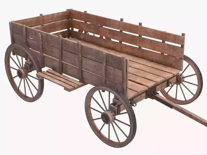 wooden cart 2