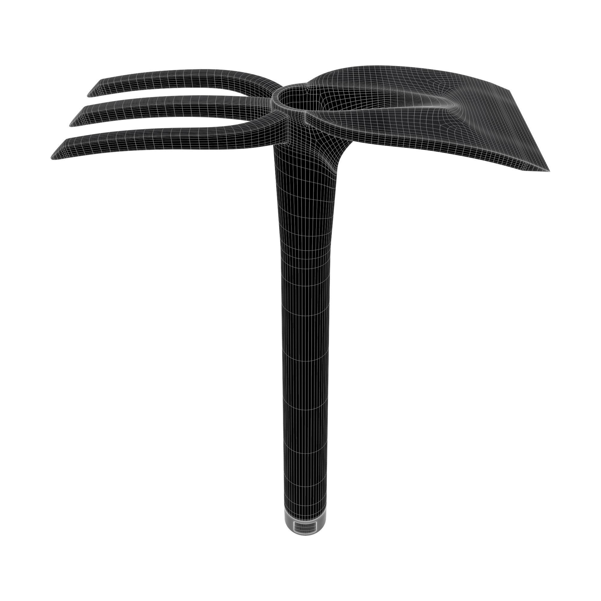 Garden Mini-Hoe 3D model_3