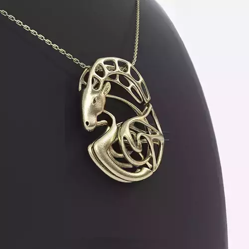Capricorn Zodiac Pendant