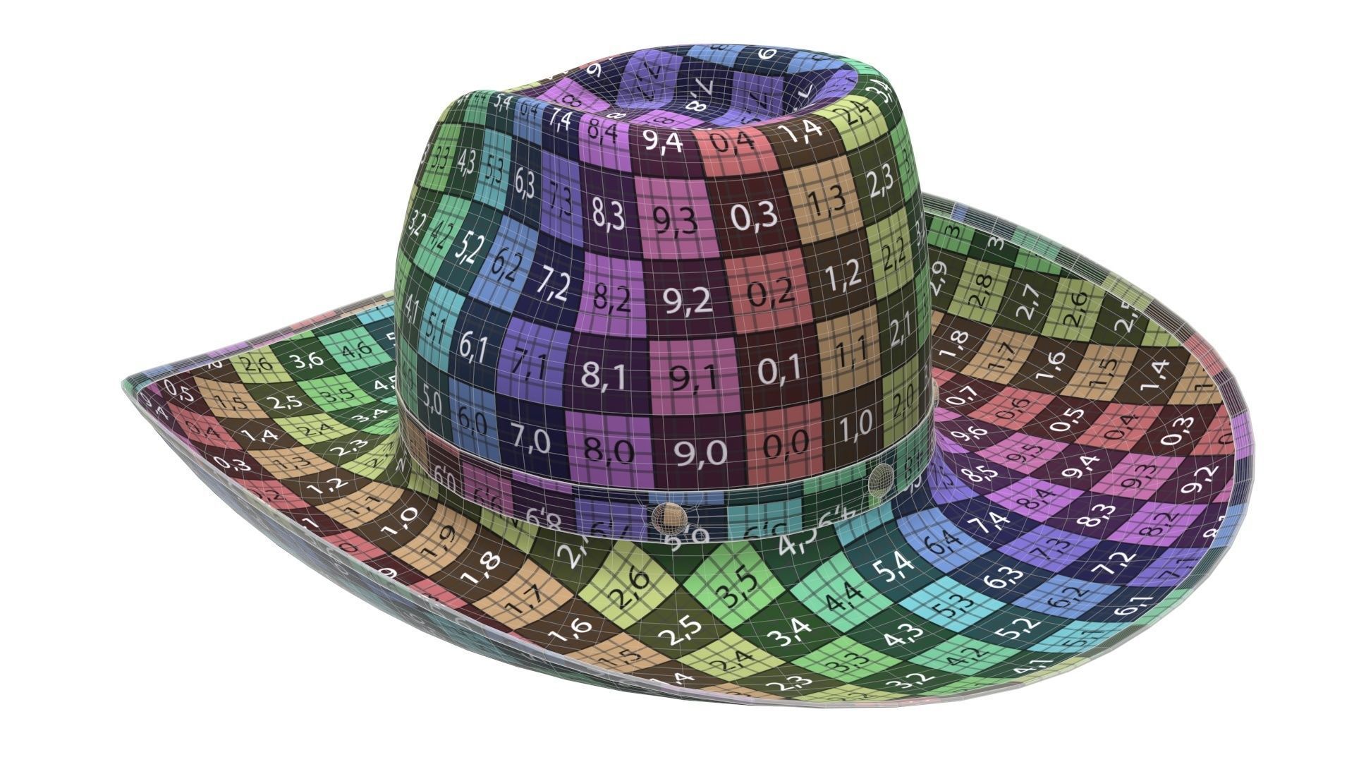 cowboy hat 3D model_10