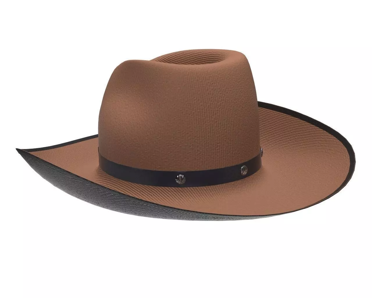 cowboy hat 3D model_0