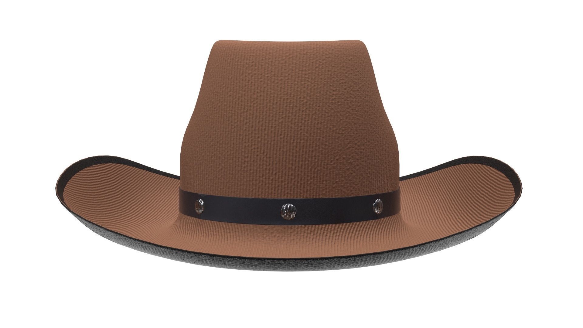 cowboy hat 3D model_2