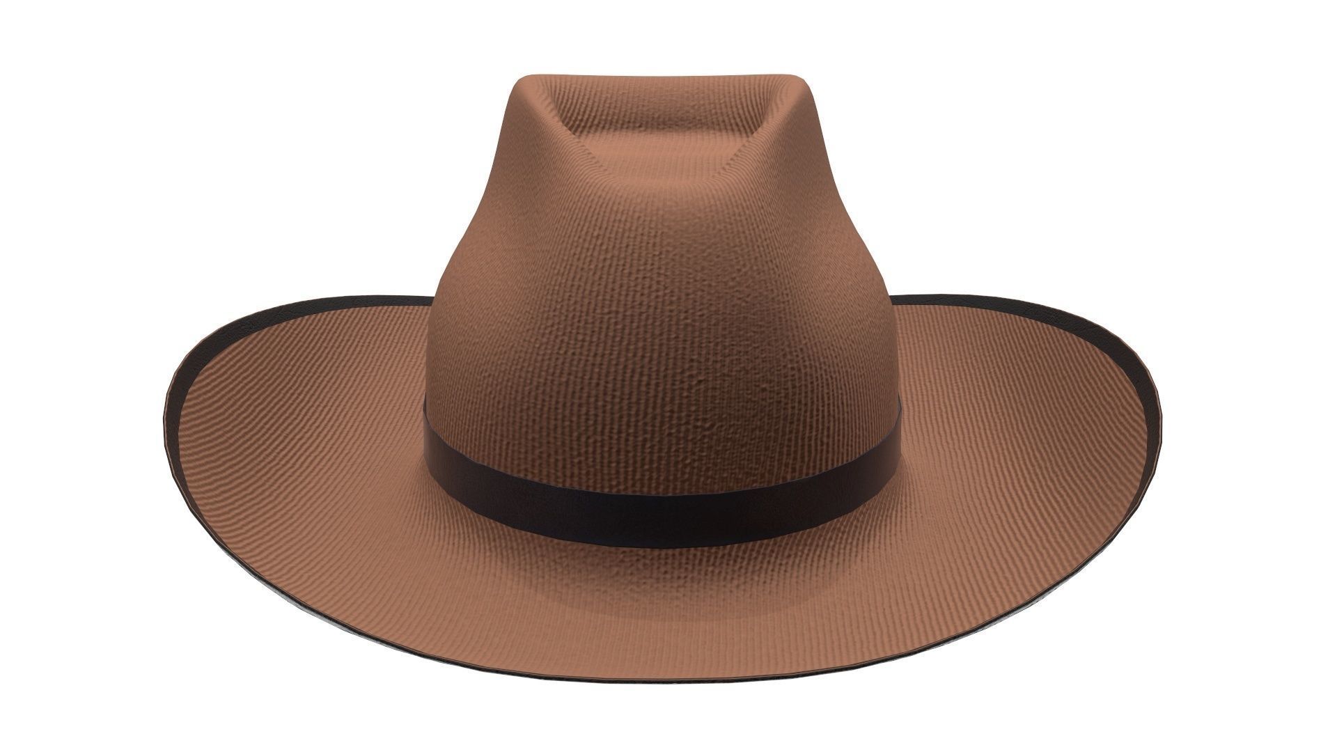 cowboy hat 3D model_6