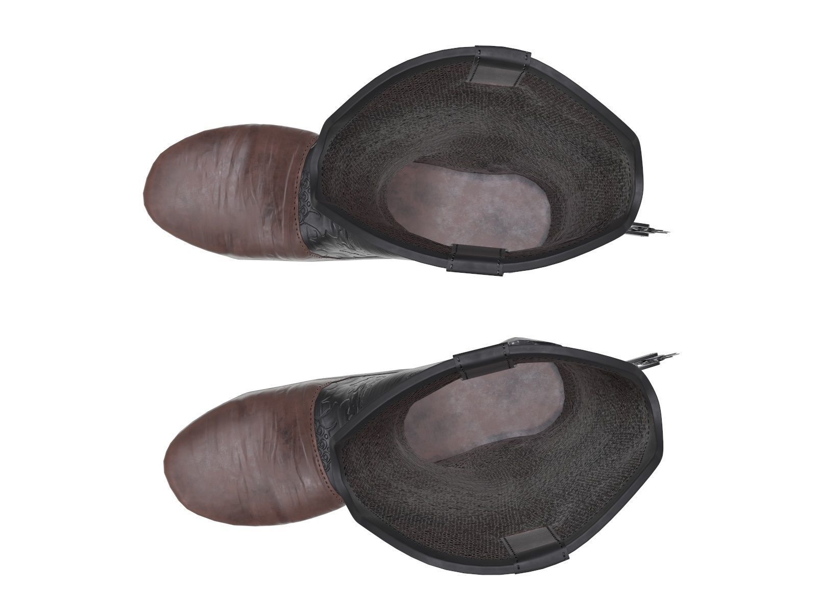 cowboy boots 3D model_4