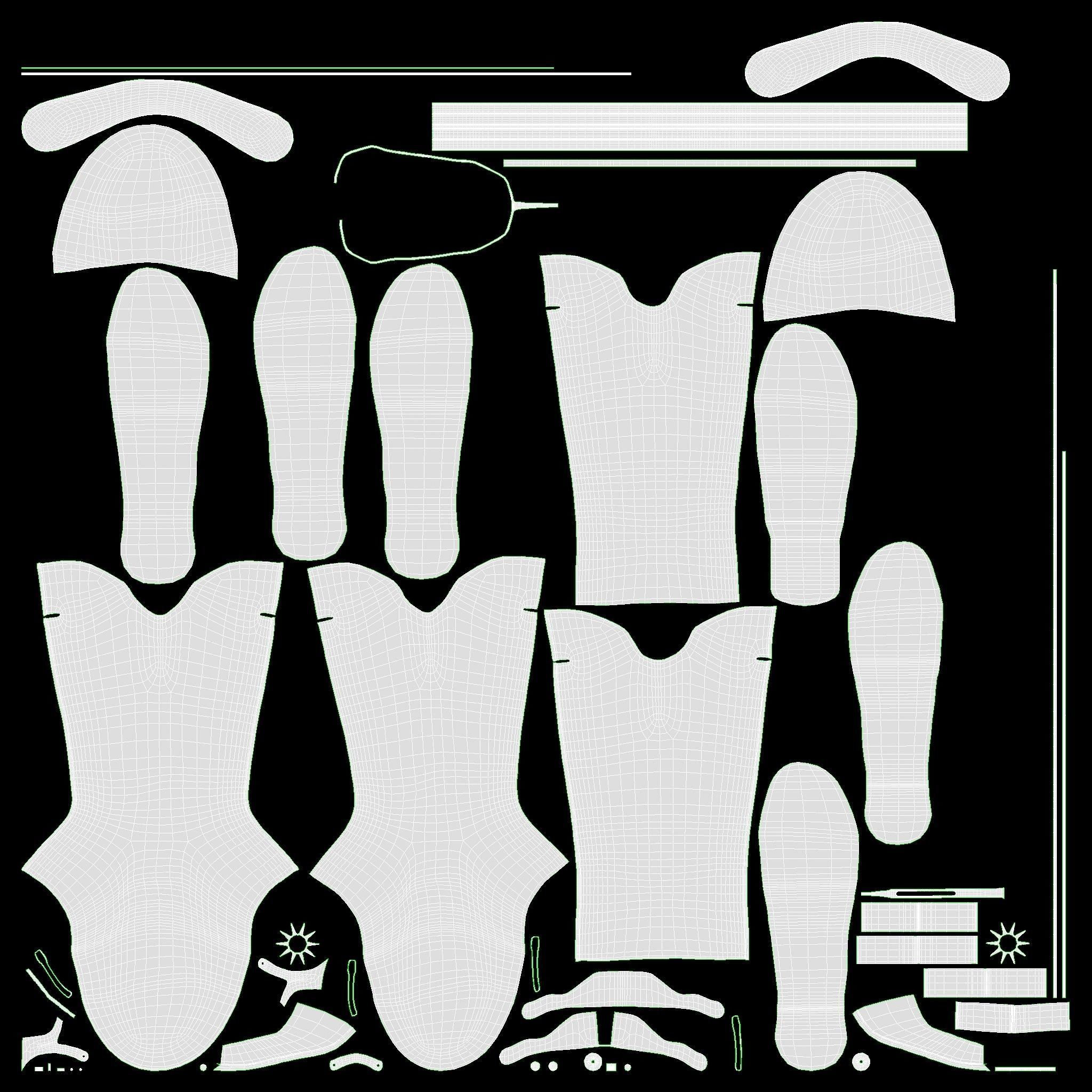 cowboy boots 3D model_11