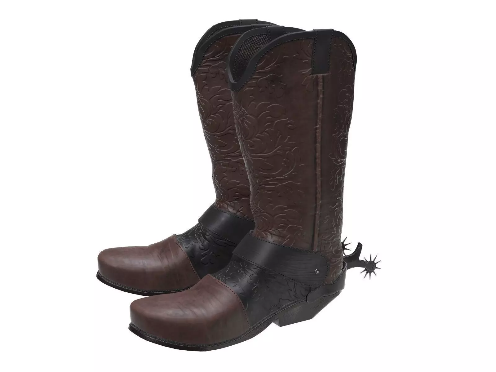 cowboy boots 3D model_0