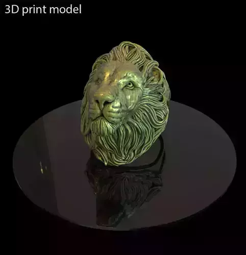 Ring jewelry Lion vol1