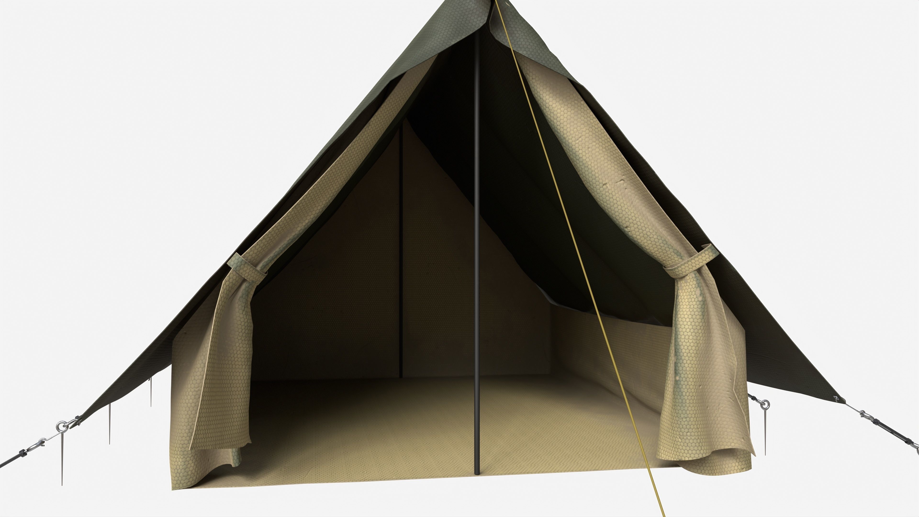 camping tent 3D model_4