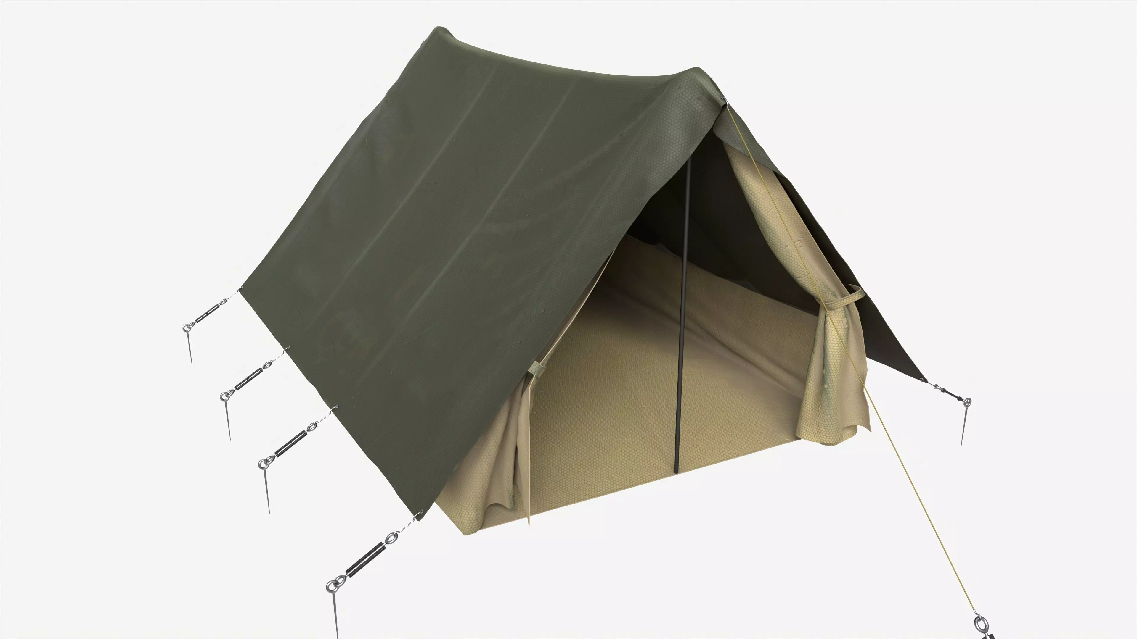 camping tent 3D model_0