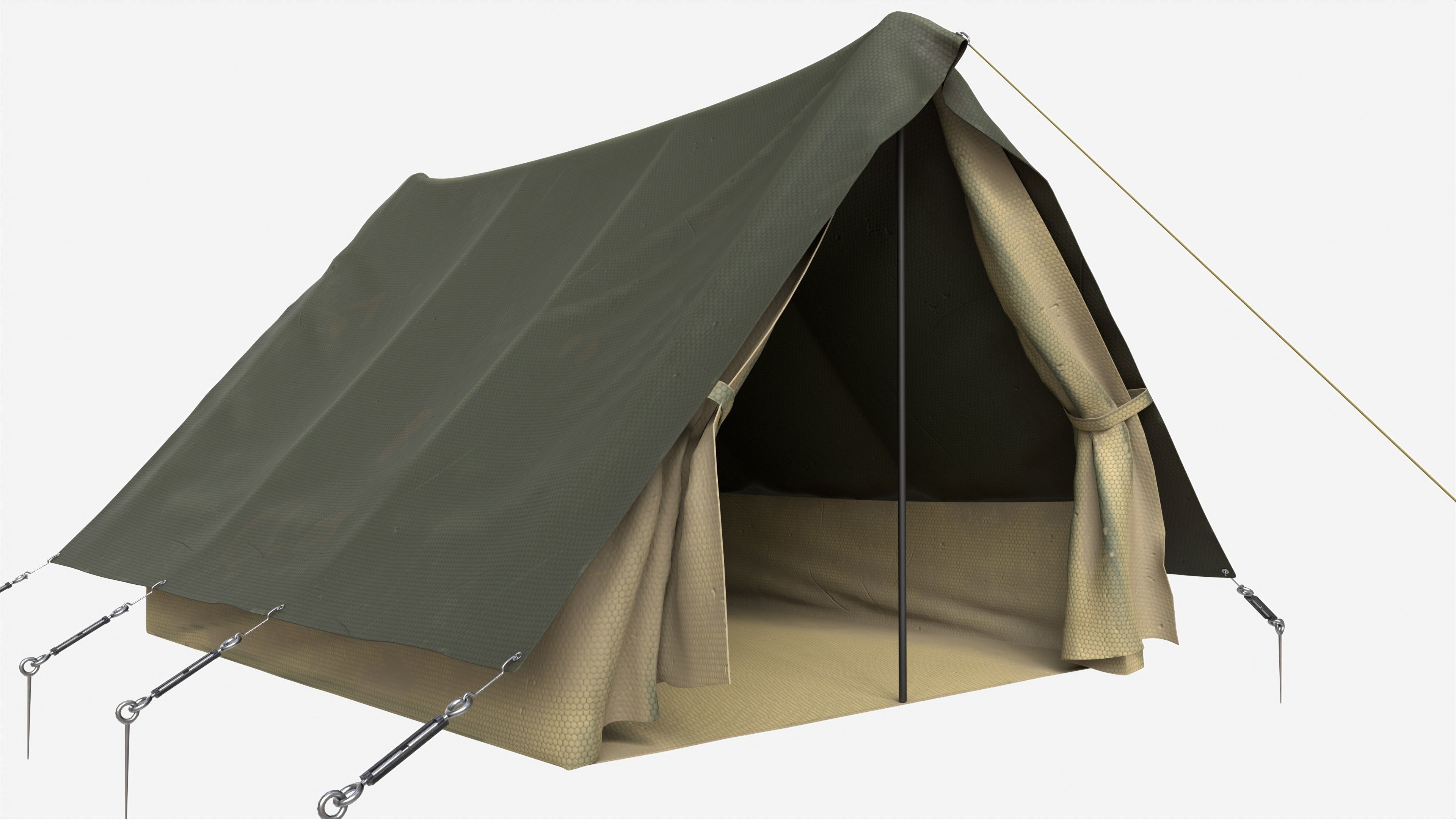 camping tent 3D model_2