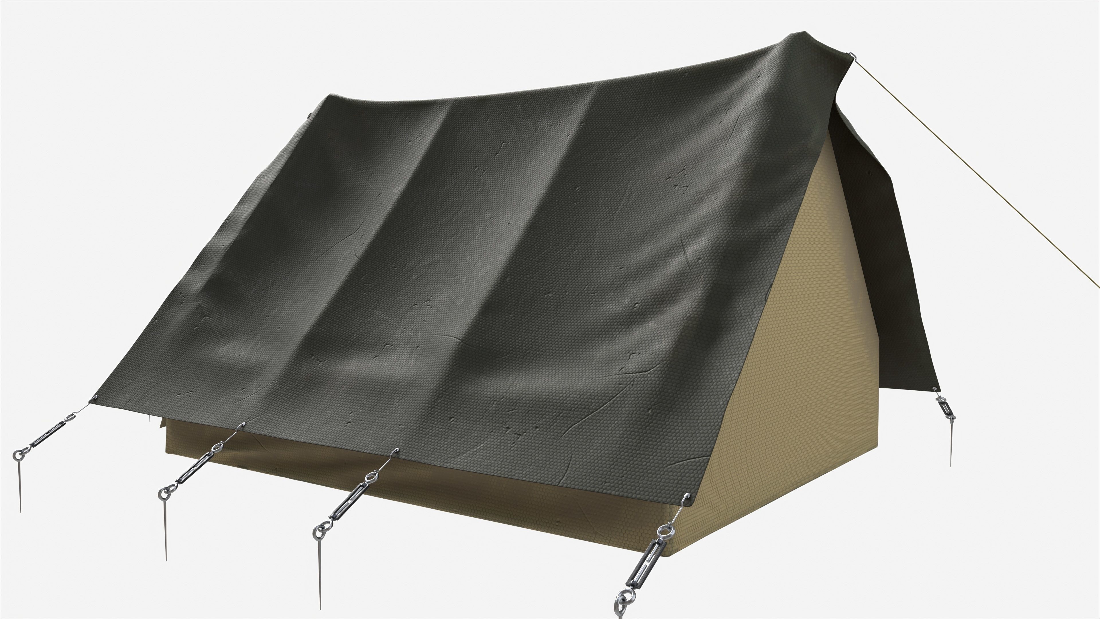 camping tent 3D model_3
