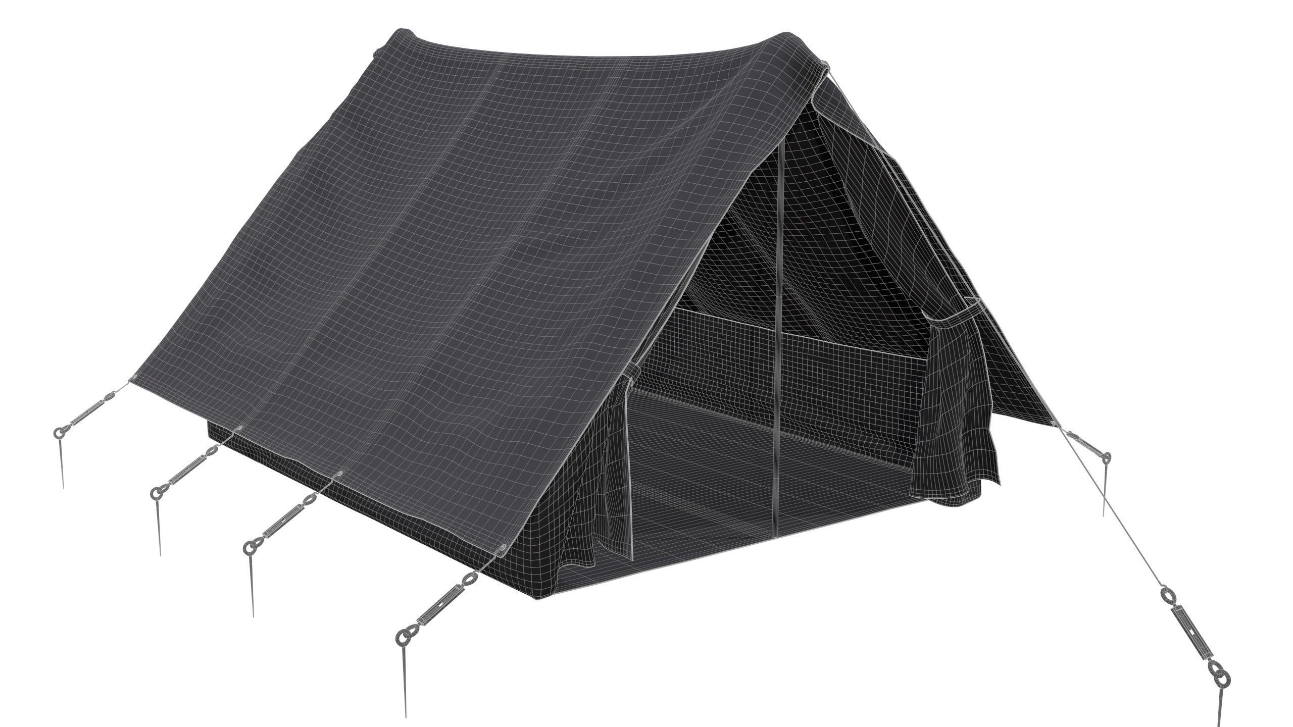 camping tent 3D model_7