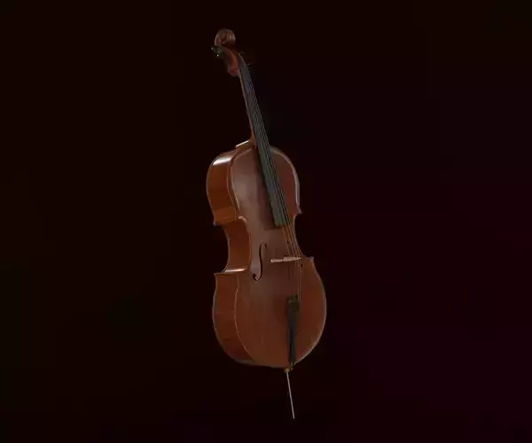 Cello - Viyolonsel Realistic 3D model