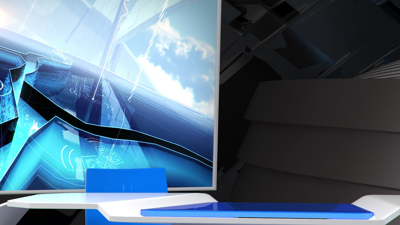 Virtual Broadcast Studio 14 3D model_7