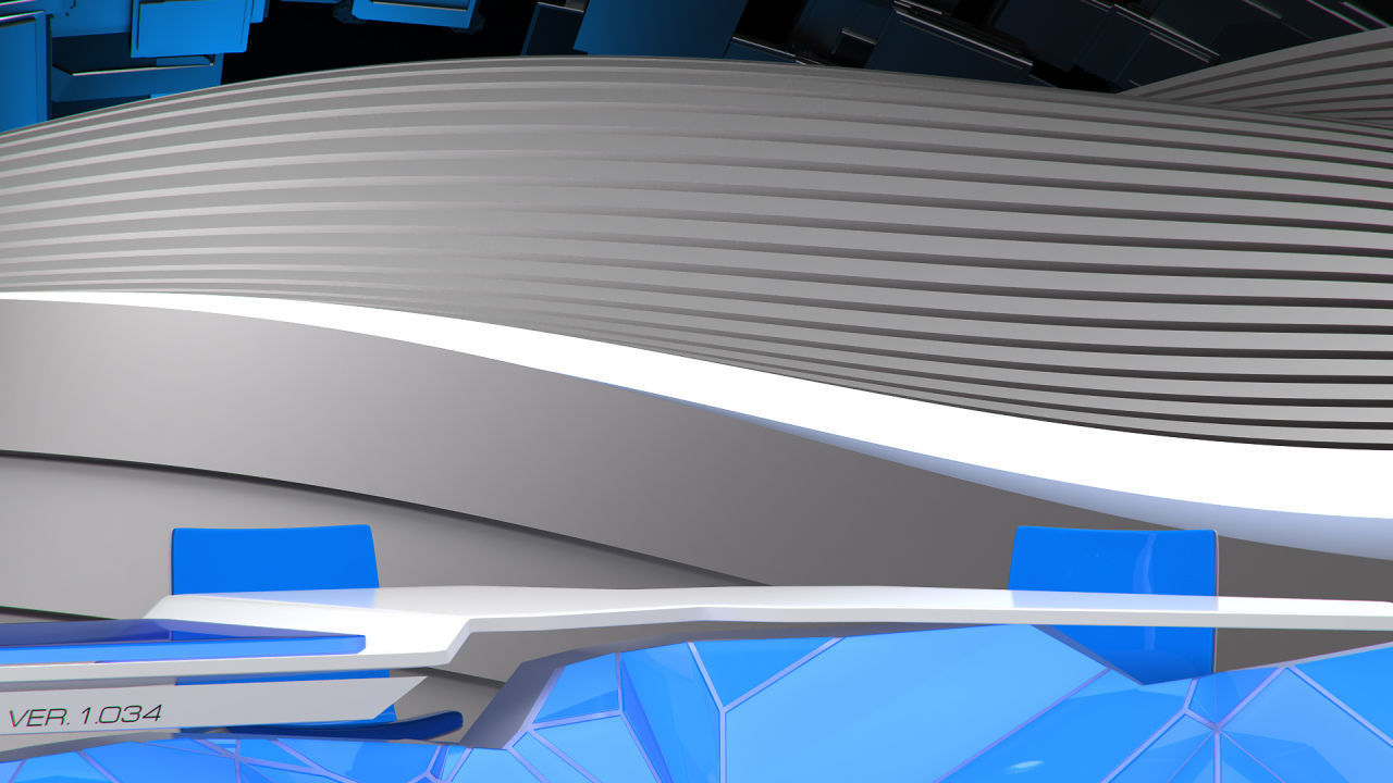Virtual Broadcast Studio 14 3D model_8