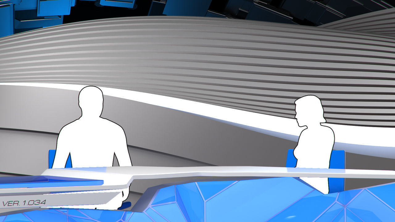Virtual Broadcast Studio 14 3D model_16