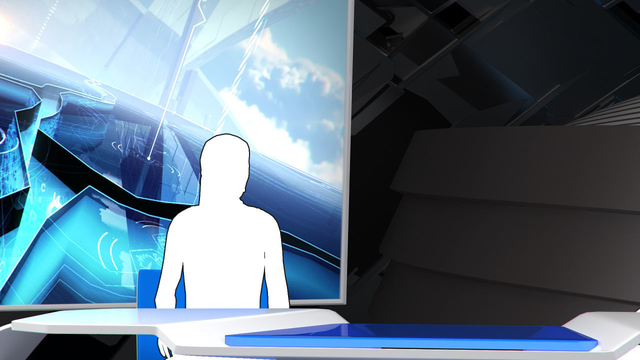 Virtual Broadcast Studio 14 3D model_15