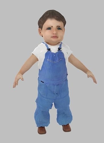 Baby Model Rigged 3D model