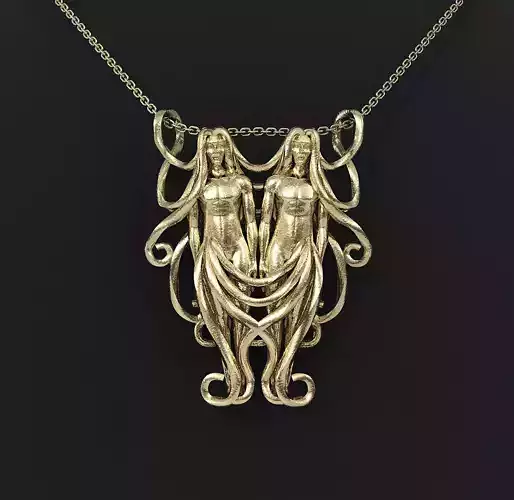 Gemini Zodiac Pendant