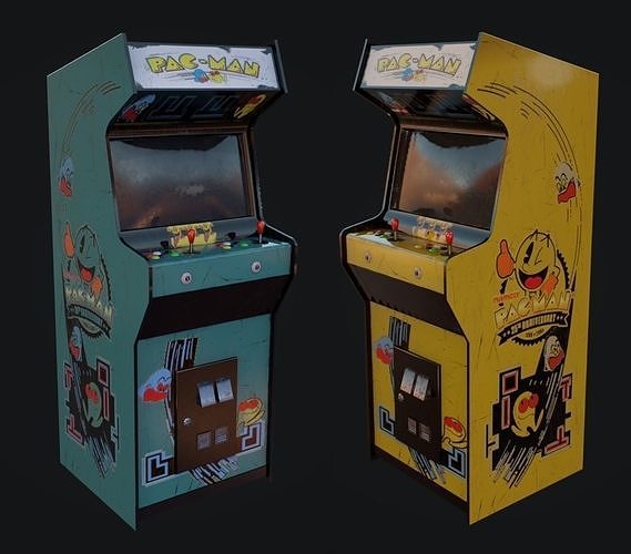 Arcade Machine Low Poly Low-poly 3D model
