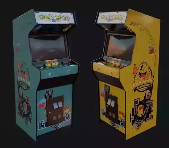 Arcade Machine Low Poly Low-poly 3D model