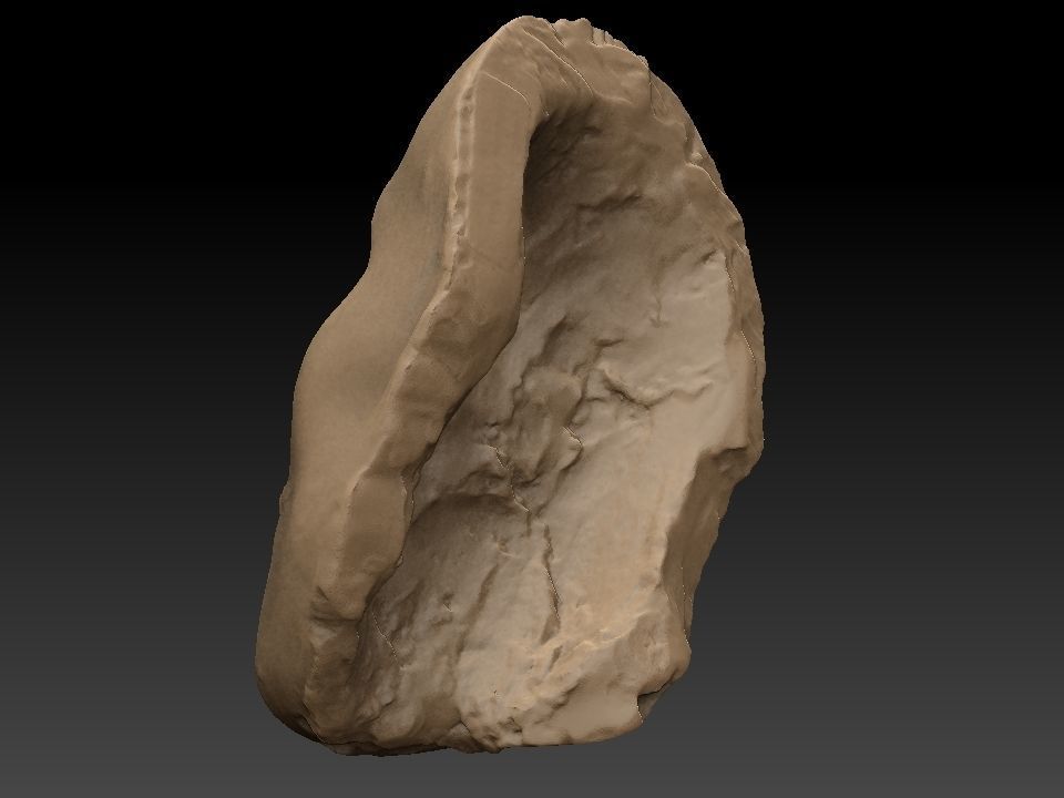 Death mask of Sigge Wulff 270mm 3D print model_1