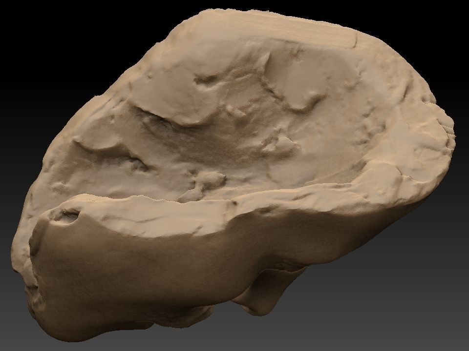 Death mask of Sigge Wulff 270mm 3D print model_3