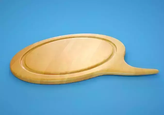 Wood Cutting Board 3D model