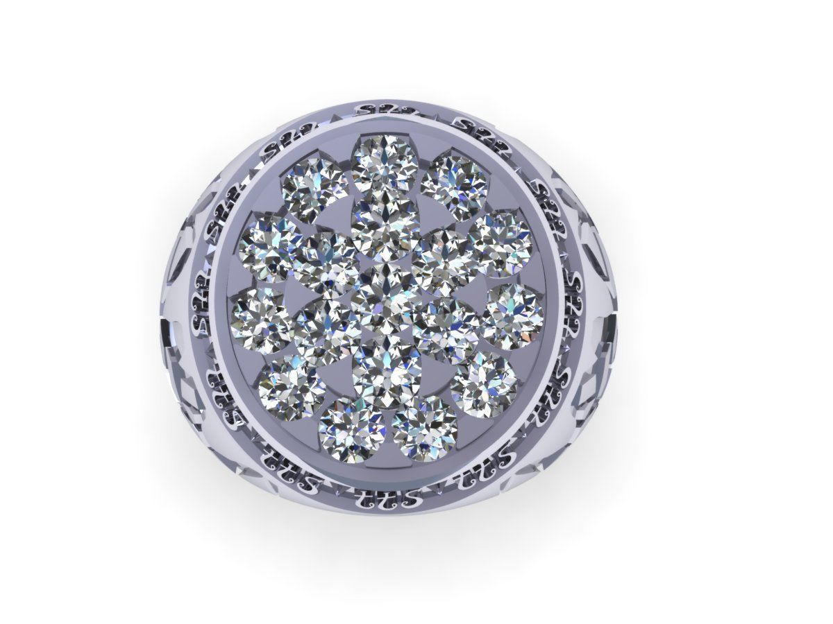 AI000212R gold ring with diamonds 3D print model_1