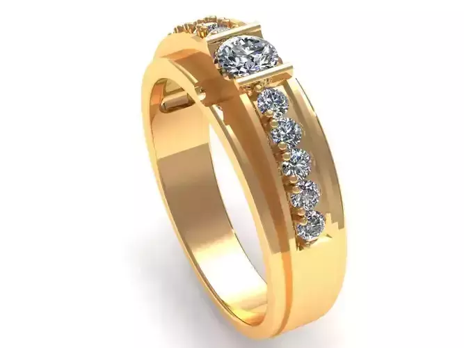 AI000213R diamond engagement ring gold