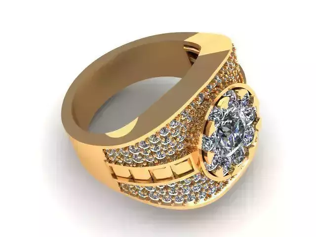 AI000219R diamond ring with diamonds
