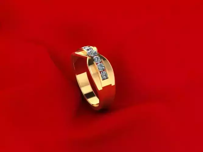 AI000223R engagement ring with diamonds