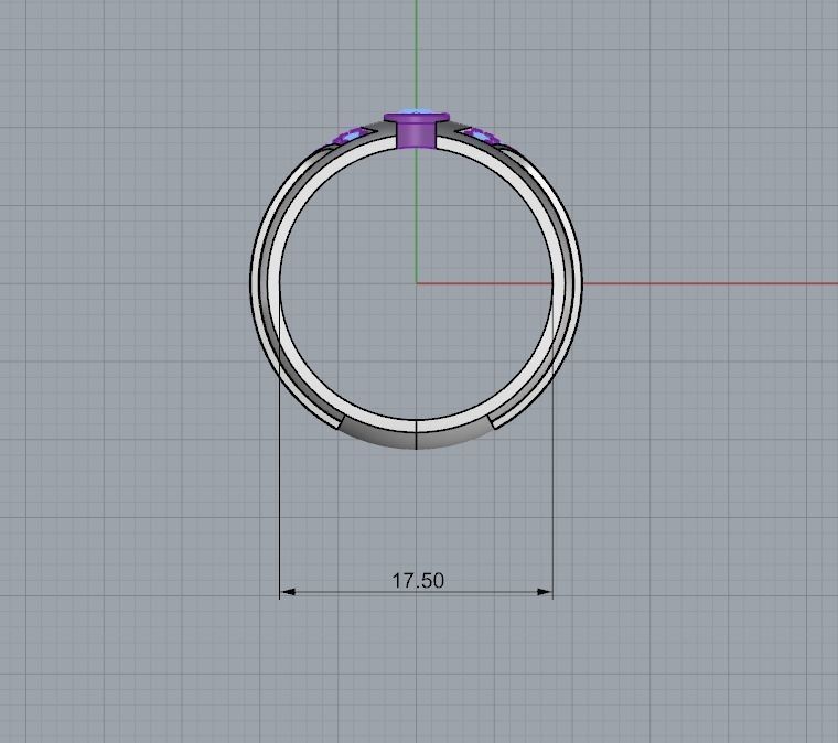 Enamel Ring  3D print model_2