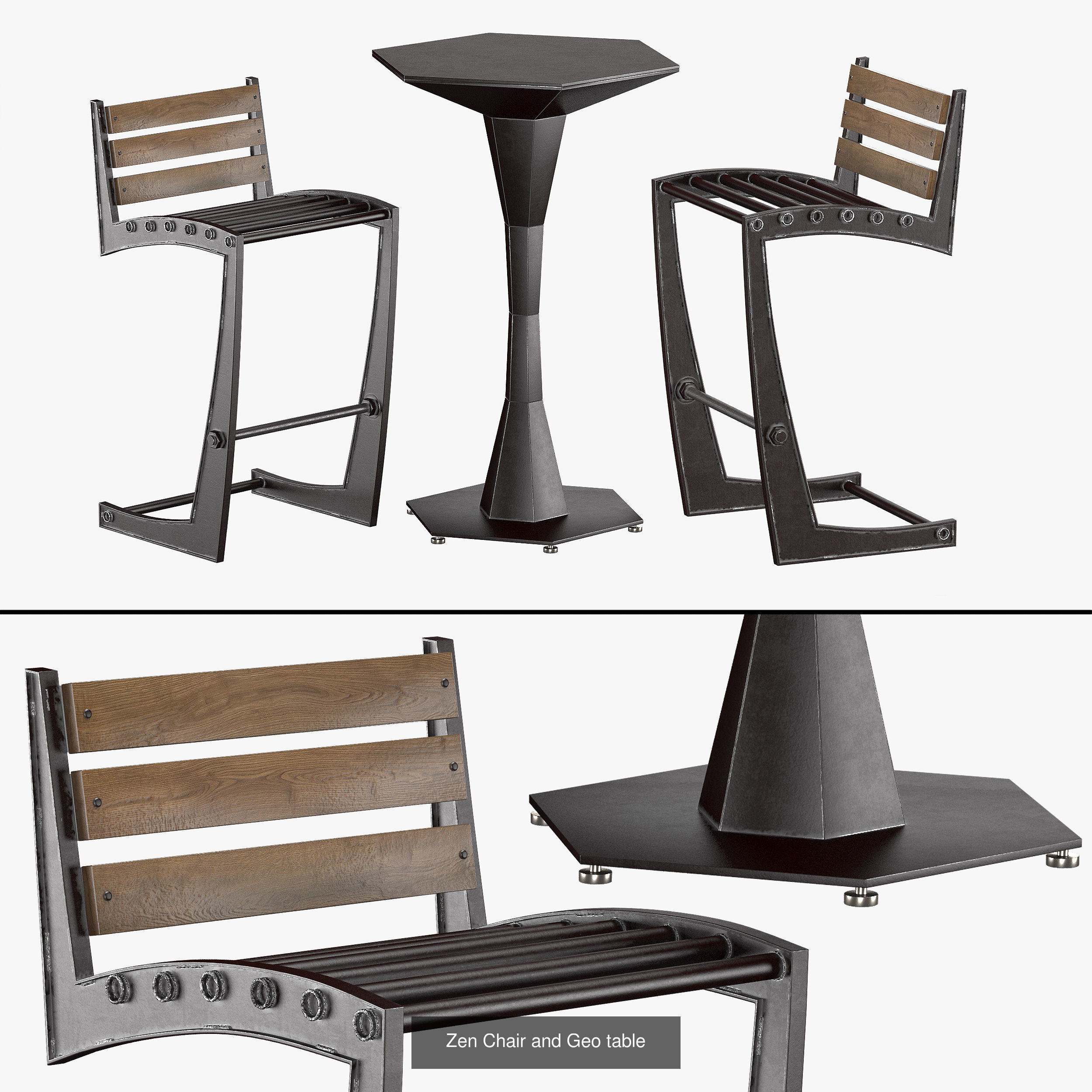 Dining Groups 3D Model Collection_13