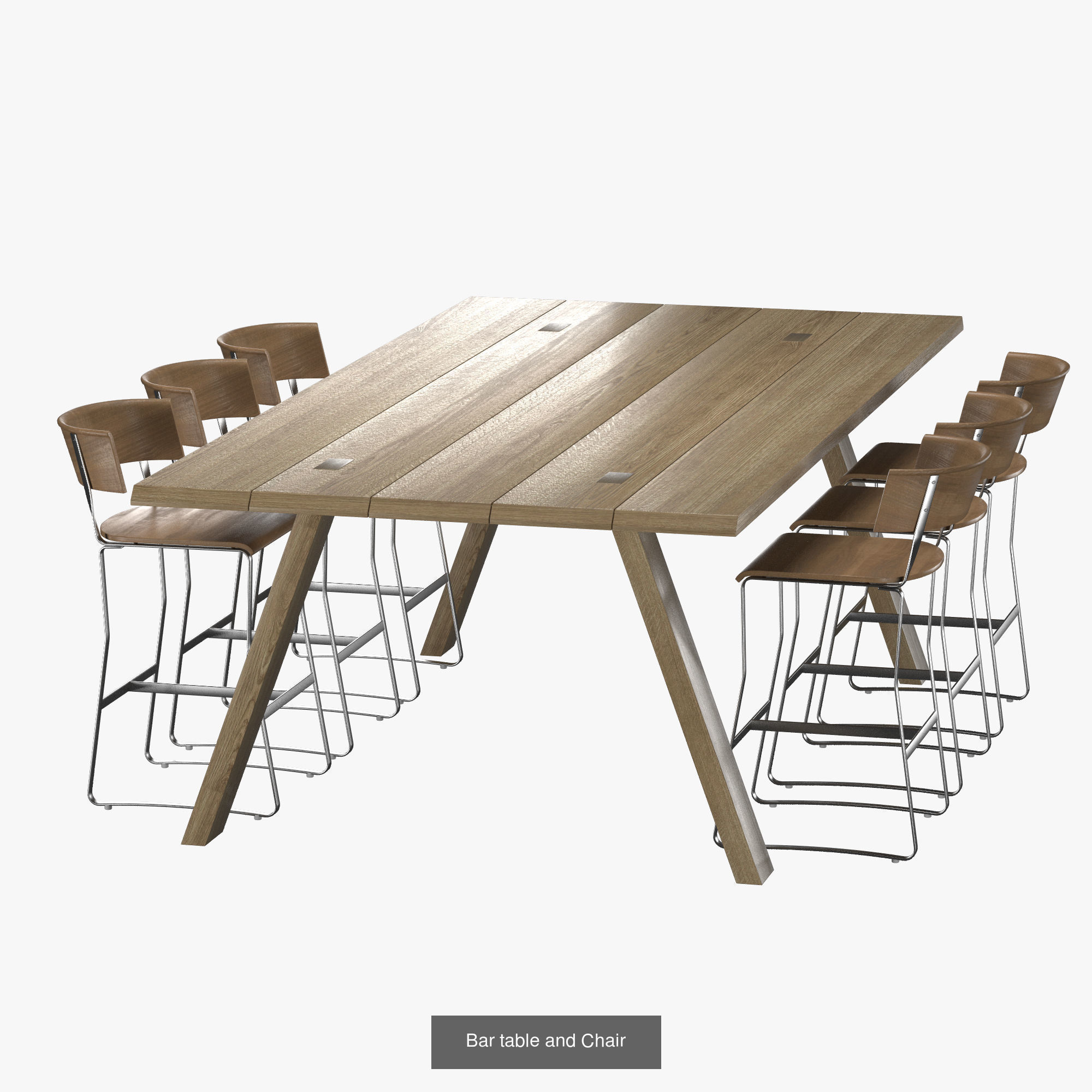 Dining Groups 3D Model Collection_12
