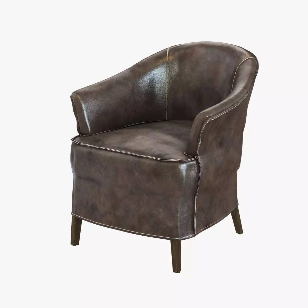 Regina Andrew Furniture Champagne Club Chair 3D model_0