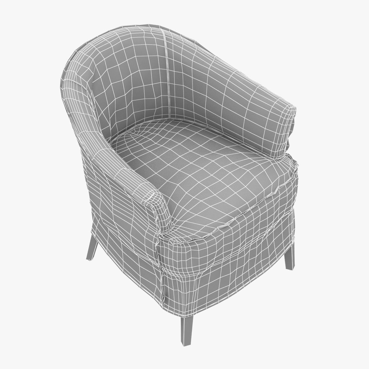 Regina Andrew Furniture Champagne Club Chair 3D model_2
