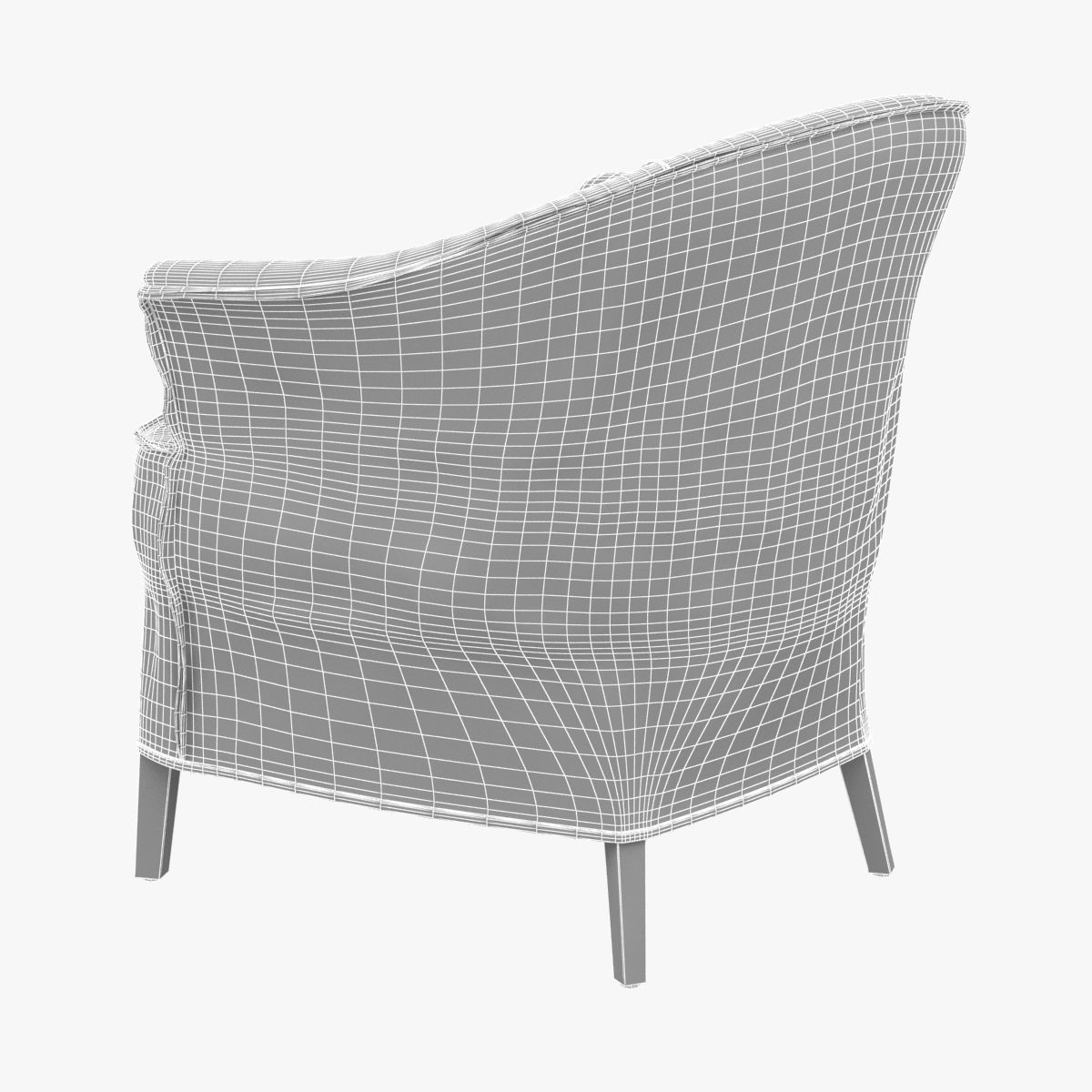 Regina Andrew Furniture Champagne Club Chair 3D model_10