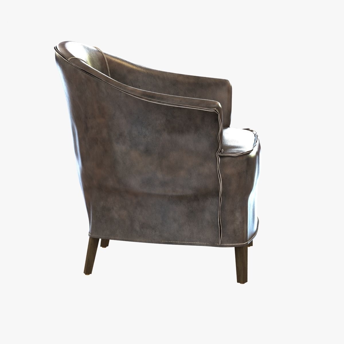 Regina Andrew Furniture Champagne Club Chair 3D model_1