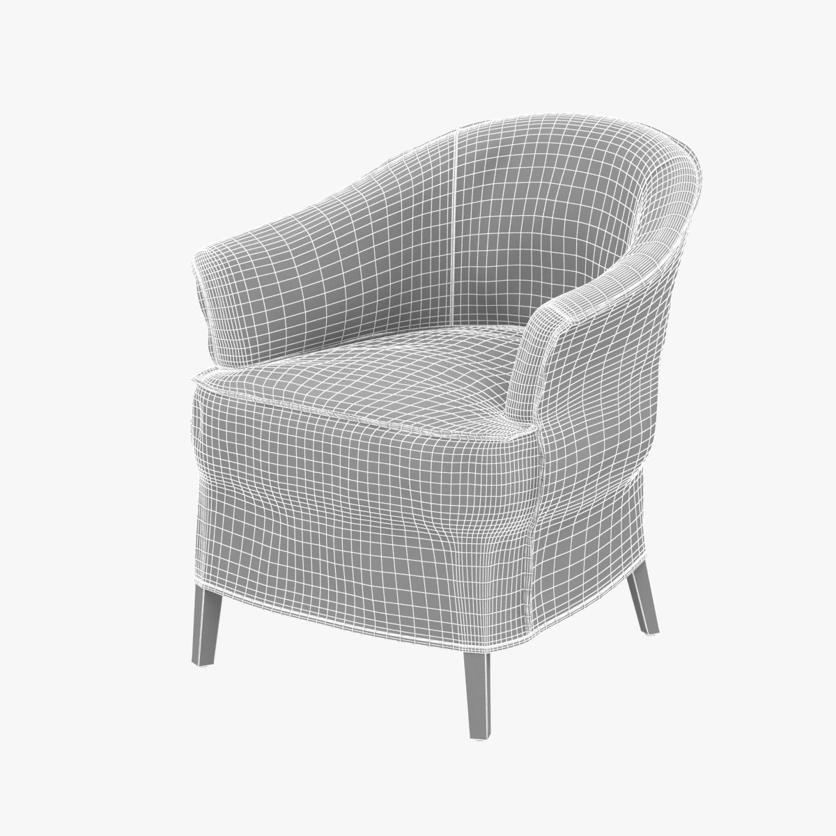 Regina Andrew Furniture Champagne Club Chair 3D model_9