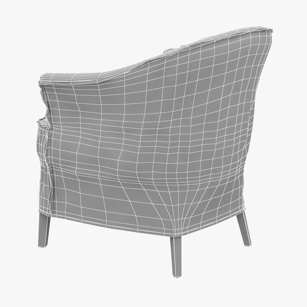 Regina Andrew Furniture Champagne Club Chair 3D model_8